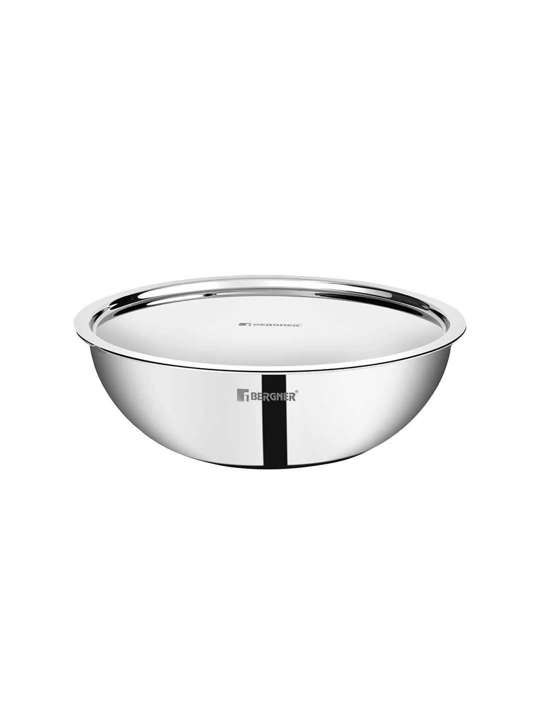 

BERGNER Tripro Triply Tasla Induction Bottom Stainless Steel Cook and Serve 2L, Silver