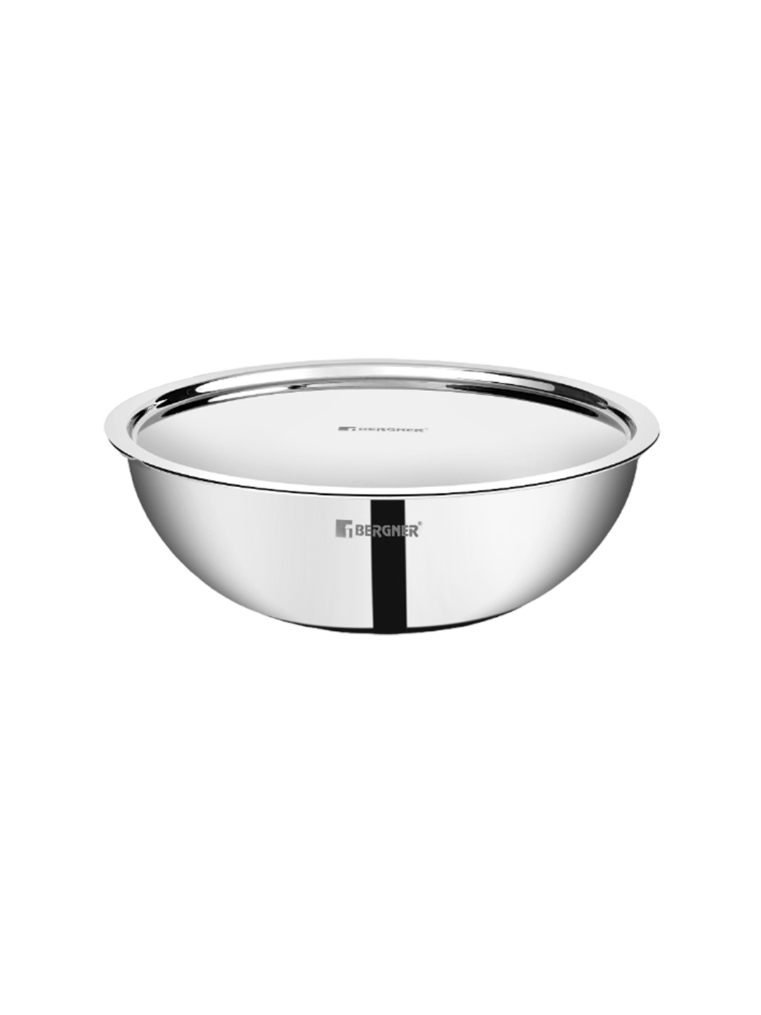 

Bergner Tripro TriPly Stainless Steel Cook and Serve 26cm (3.5L) Tasla with Induction Base, Silver