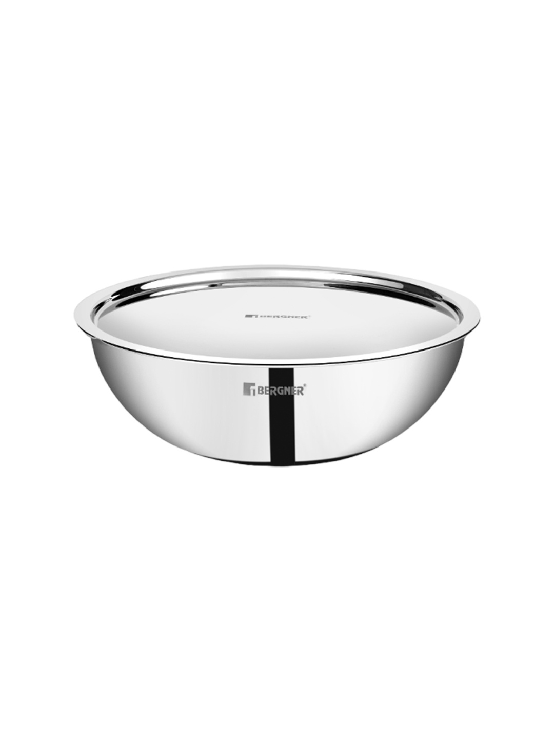 

BERGNER Tripro TriPly Induction Base Stainless Steel Cook and Serve Tasla 4.25L, Silver