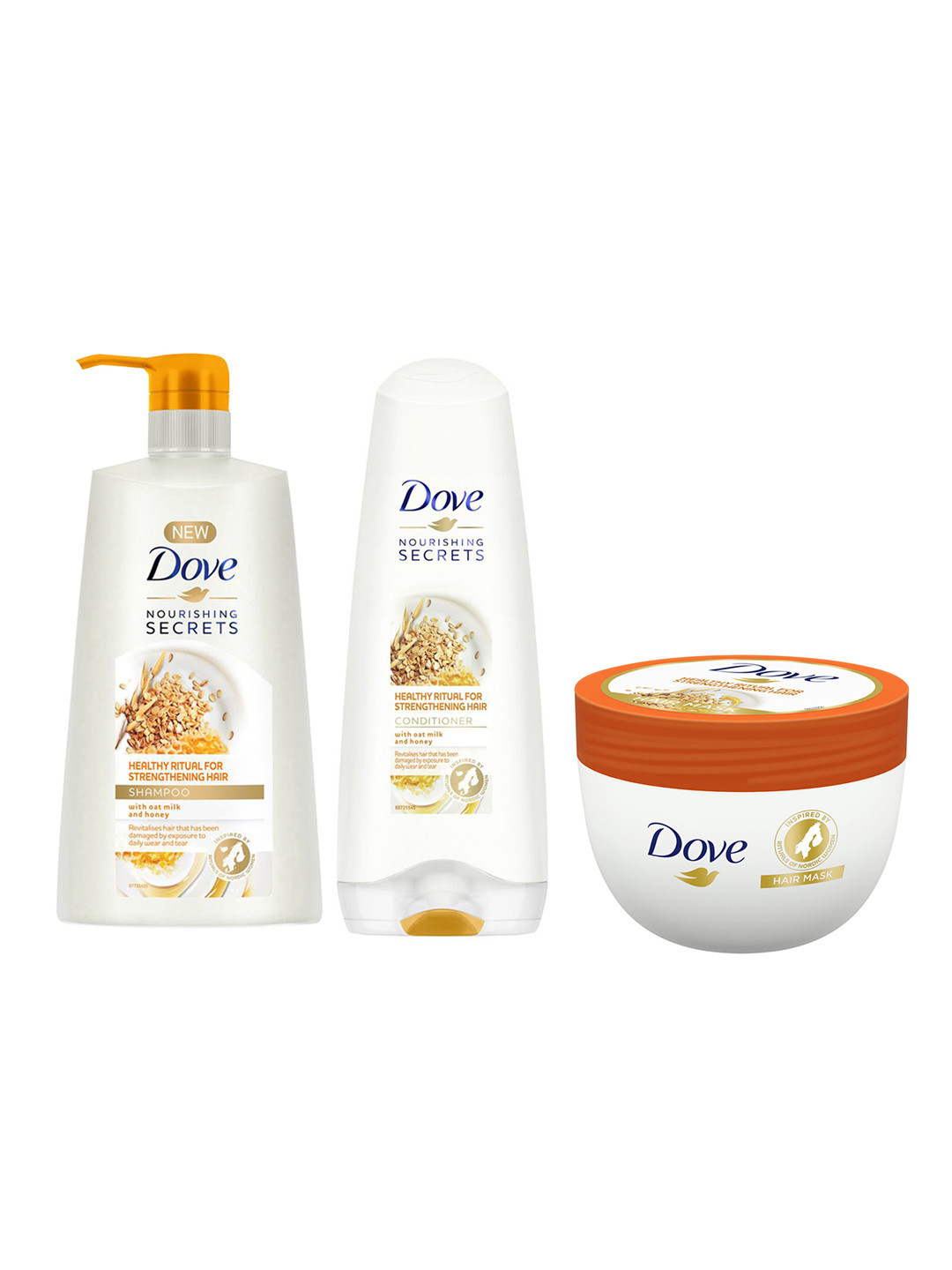 

Dove Healthy Ritual for Strengthening Hair Care Set, White