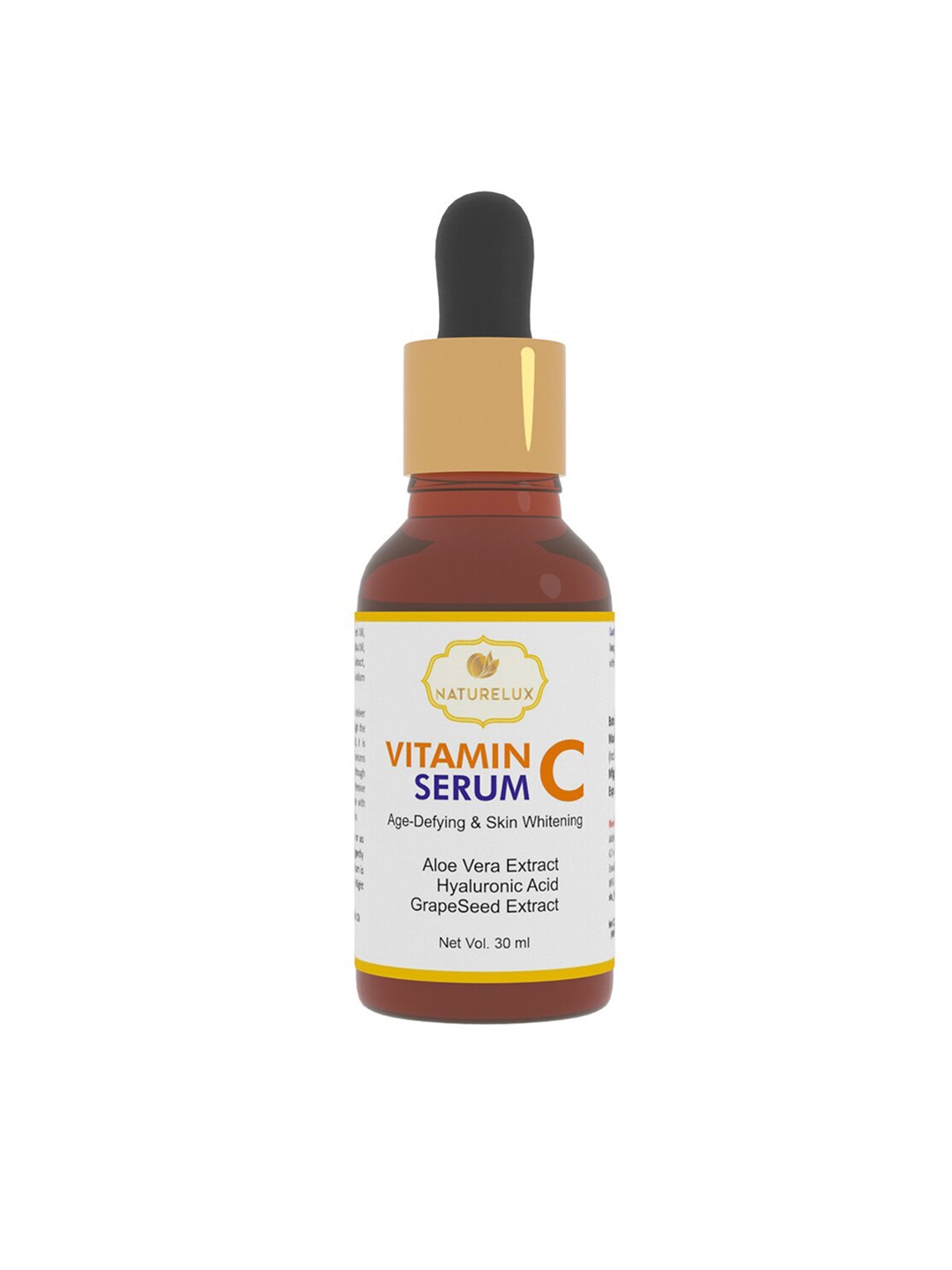 

NATURELUX Age Defying & Skin Whitening Vitamin C Serum - 30ml, Orange