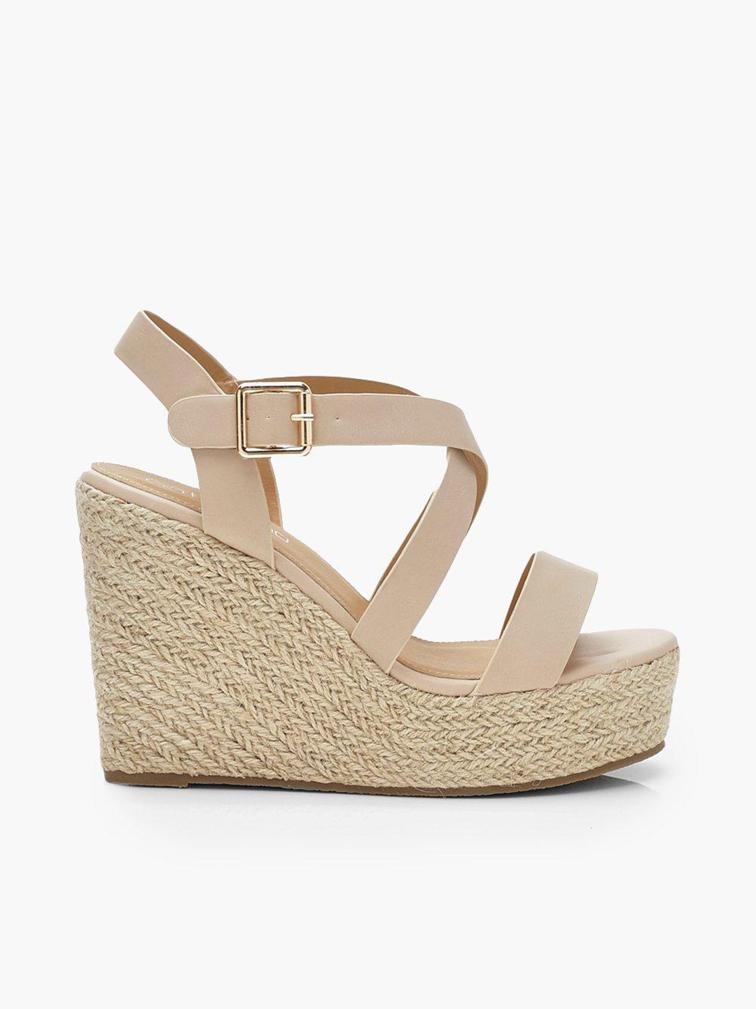 

Boohoo Women Wedge Heels, Beige