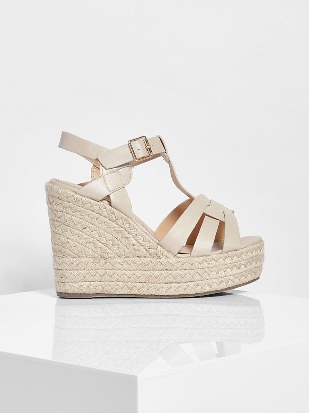 

Boohoo Women Espadrille Wedge Heels, Beige