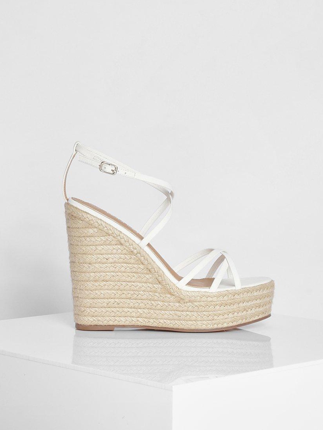 

Boohoo Women Espadrille Wedge Heels, White
