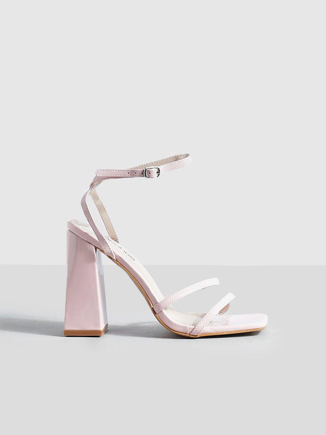 

Boohoo Women Mid-Top Block Heels, Pink