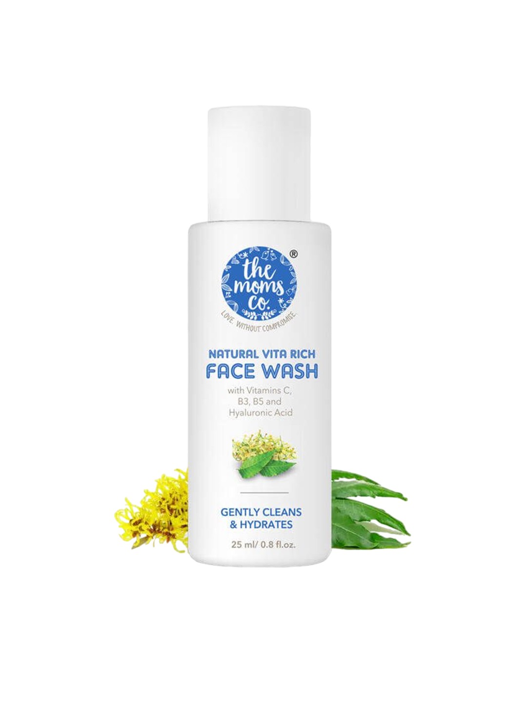 

The Moms Co. Natural Vita Rich Face Wash with Vitamin C & Hyaluronic Acid - 25 ml, White