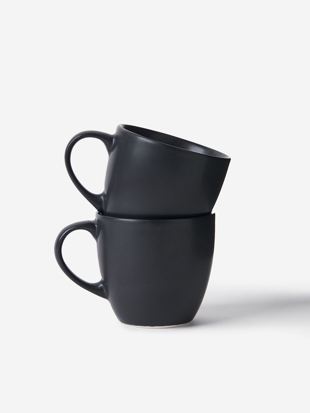 

H&M Black 2-Pack Porcelain Mugs