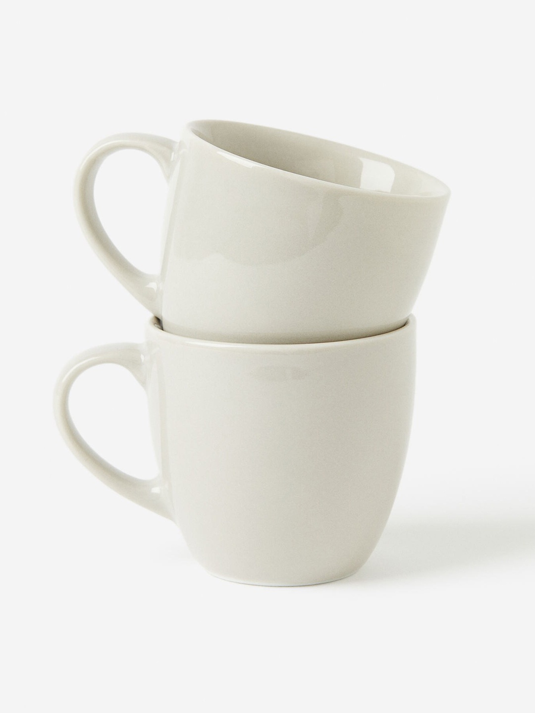 

H&M Beige 2-Pack Porcelain Mugs