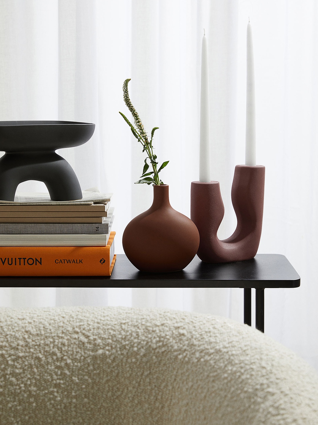 

H&M Brown Small Stoneware Vase