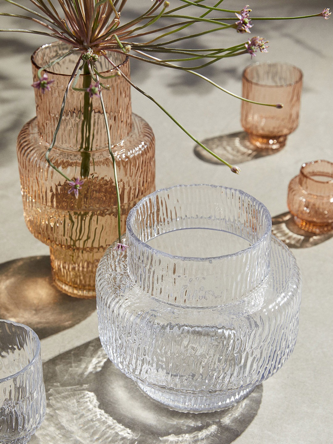 

H&M Transparent Glass Vase
