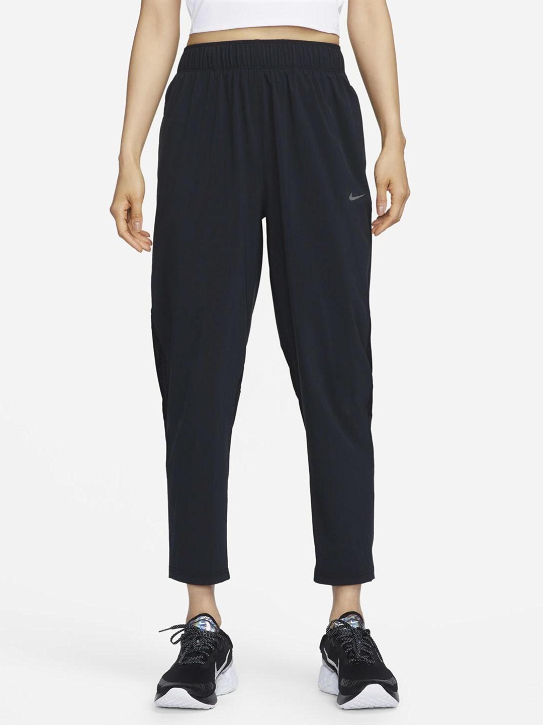 

Nike Women Black Dri-FIT Fast Trackpants