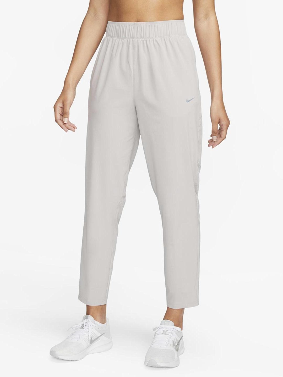 

Nike Dri-Fit Go Firm-Support Mid-Rise Sports Track Pants, Grey