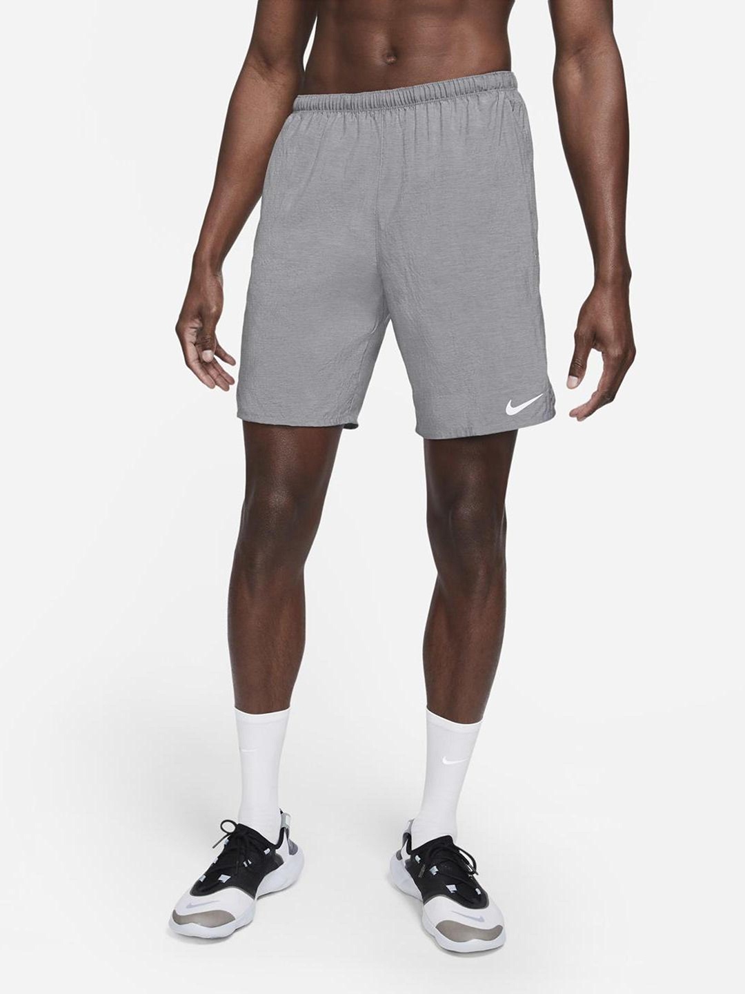 

Nike Men Challenger Brief-Lined Running Shorts, Grey