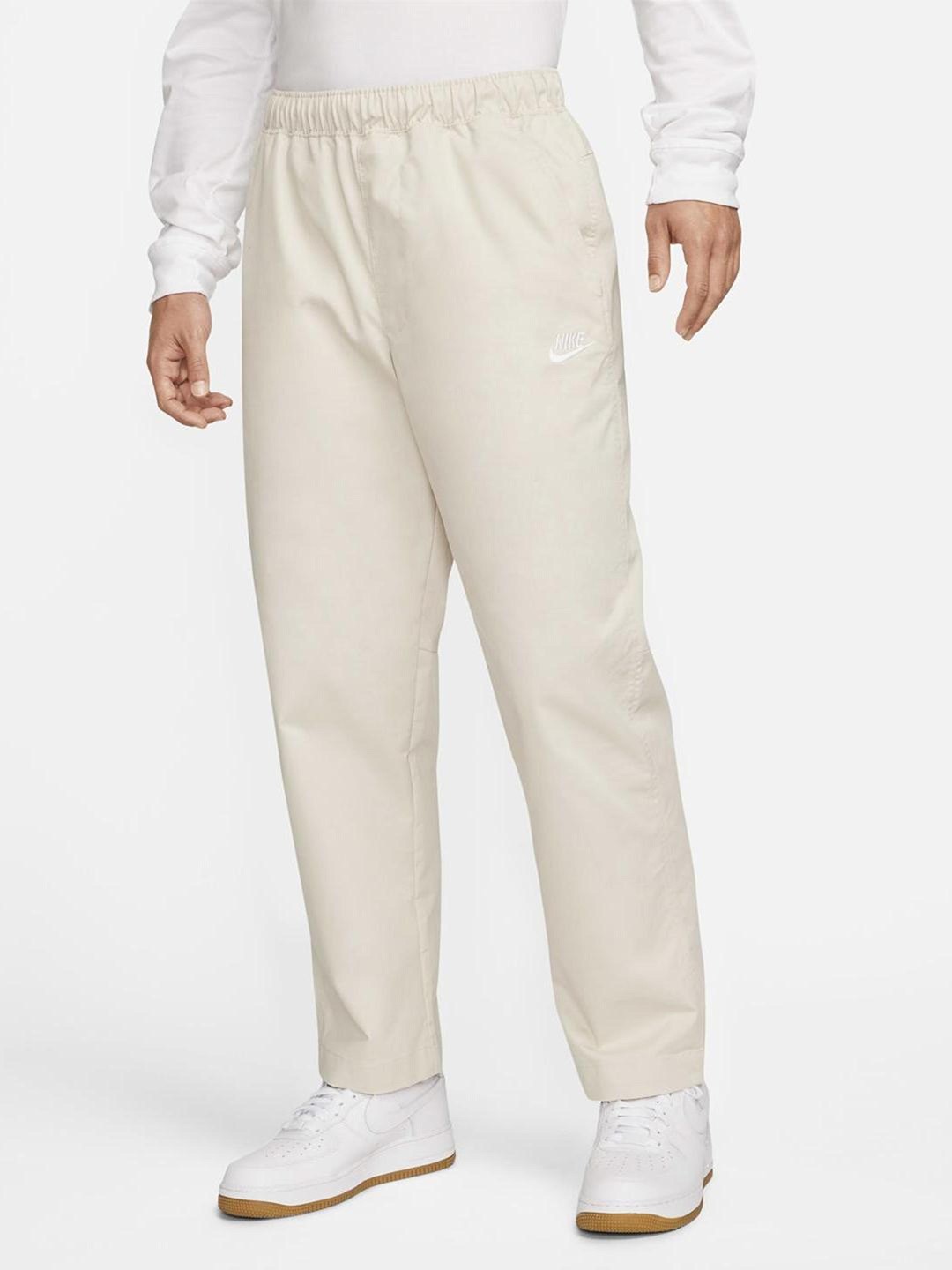 

Nike Men Club Woven Straight Leg Trousers, Brown