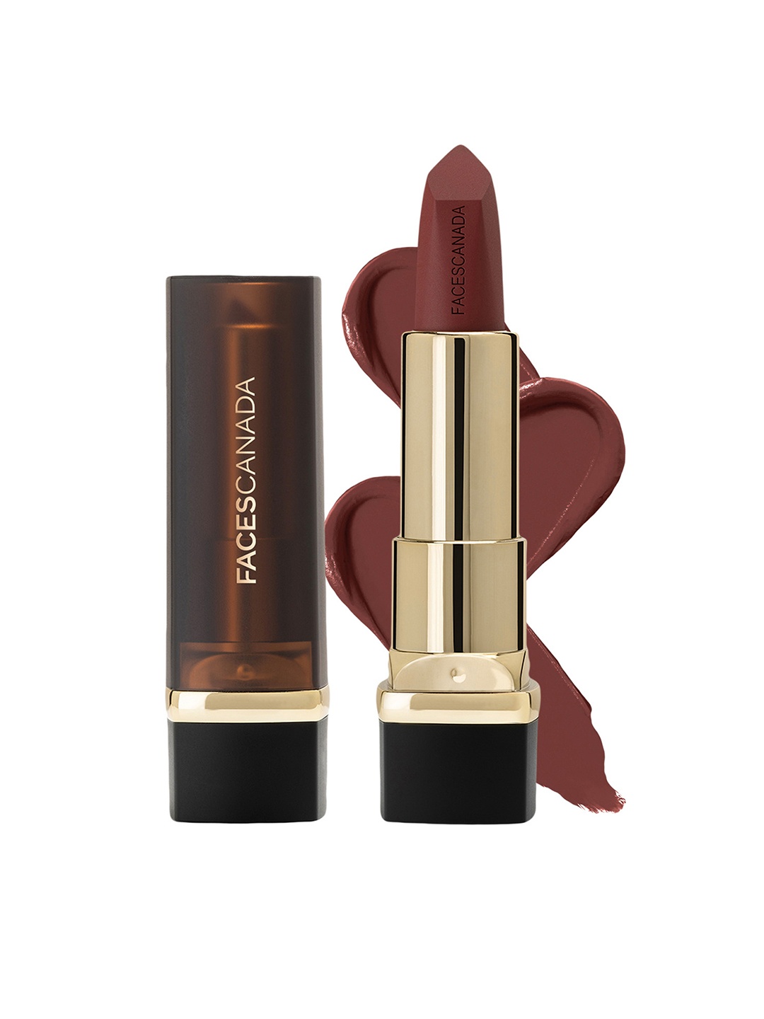 

FACES CANADA Intense Color 8 Hr Stay Comfy Matte Creme Lipstick 4.2 g - Not A Quitter 08, Brown