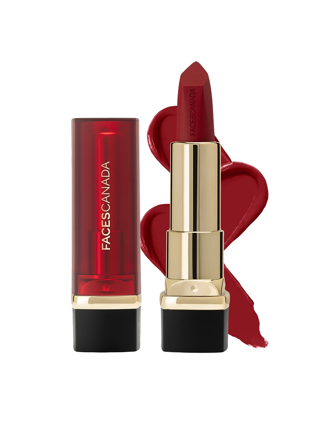 

FACES CANADA Intense Color 8 Hr Stay Comfy Matte Creme Lipstick 4.2 g - Over And Out 04, Red