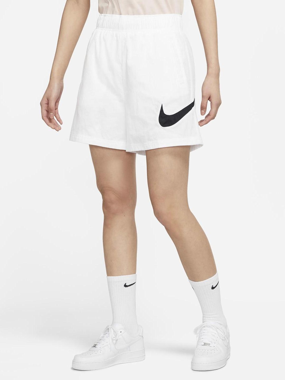 

Nike Women Sportswear Essential High-Rise Woven Shorts, White