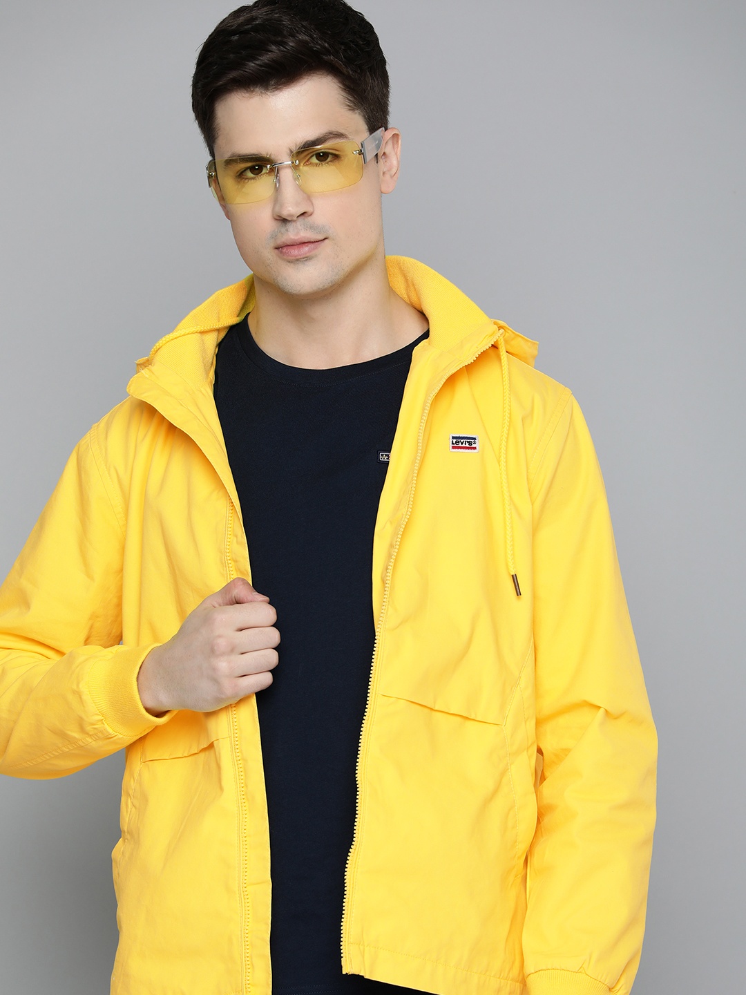 

Levis Pure Cotton Hooded Tailored Jacket, Yellow