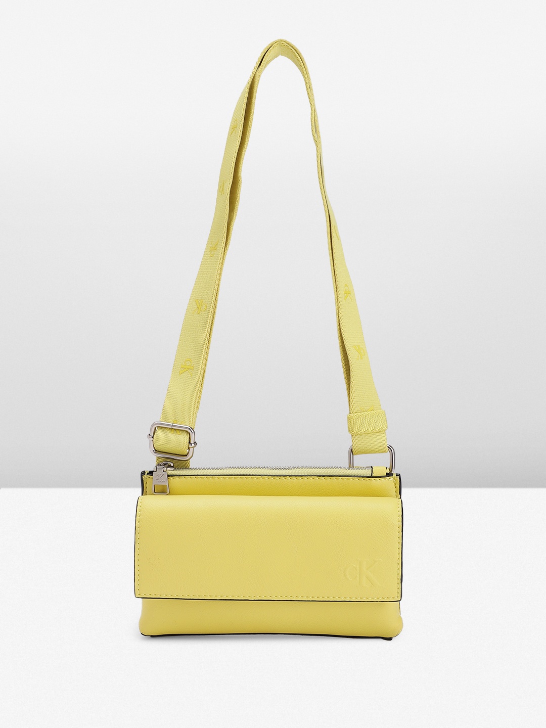 

Calvin Klein Women Solid Shoulder Bag, Yellow