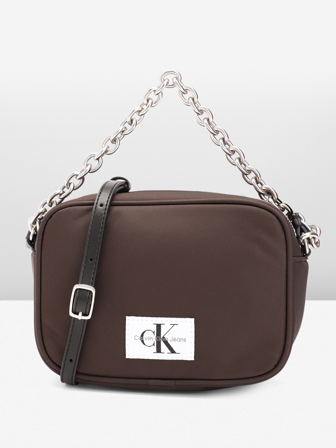 

Calvin Klein Structured Sling Bag, Brown