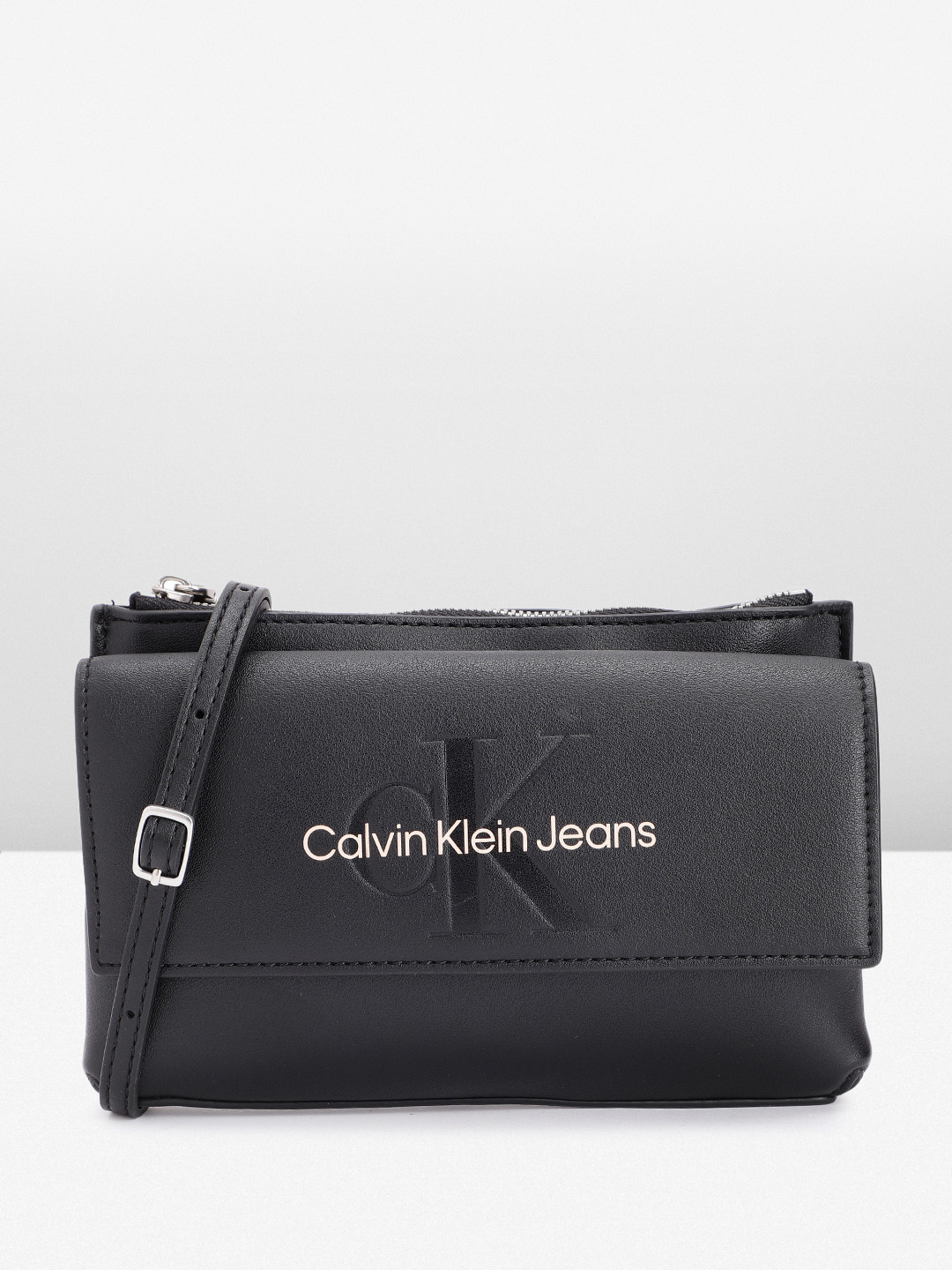 

Calvin Klein Structured Sling Bag, Black