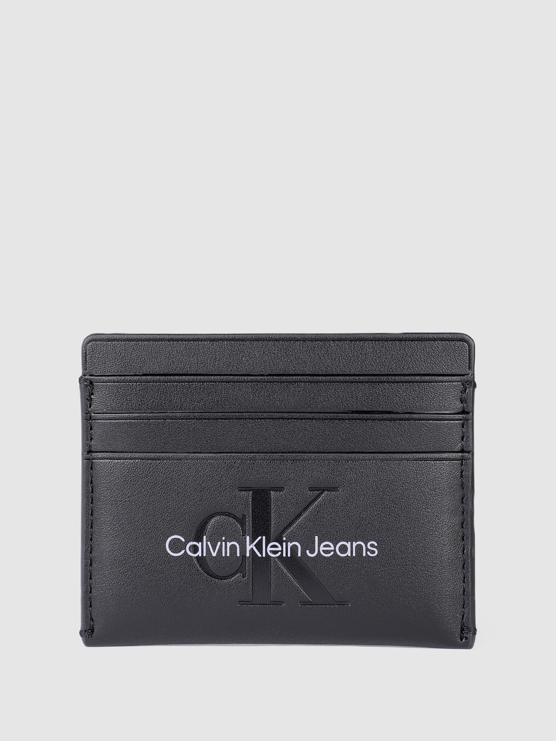 

Calvin Klein Women Brand Logo Printed Card Holder, Black