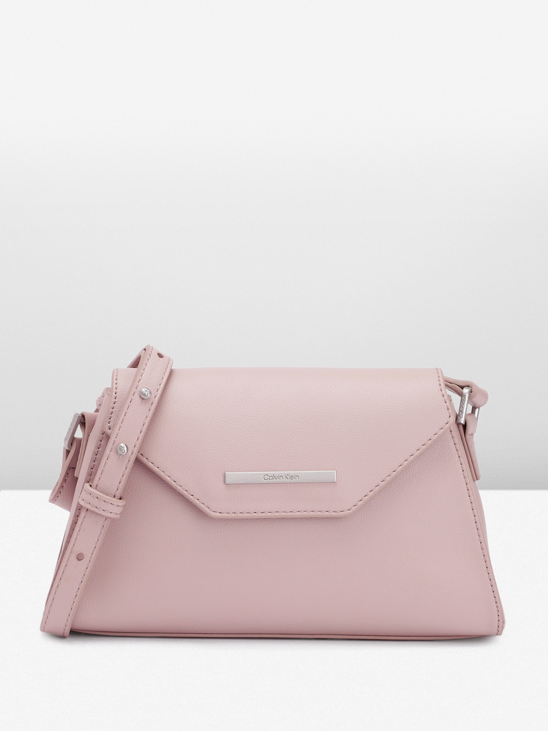 

Calvin Klein Women Solid Sling Bag, Pink