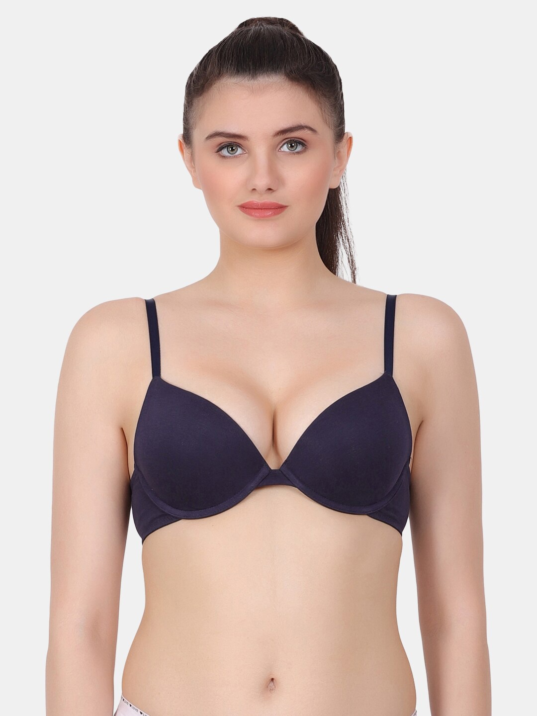 

Amour Secret Full Coverage Underwired Lightly Padded Bra With All Day Comfort, Blue