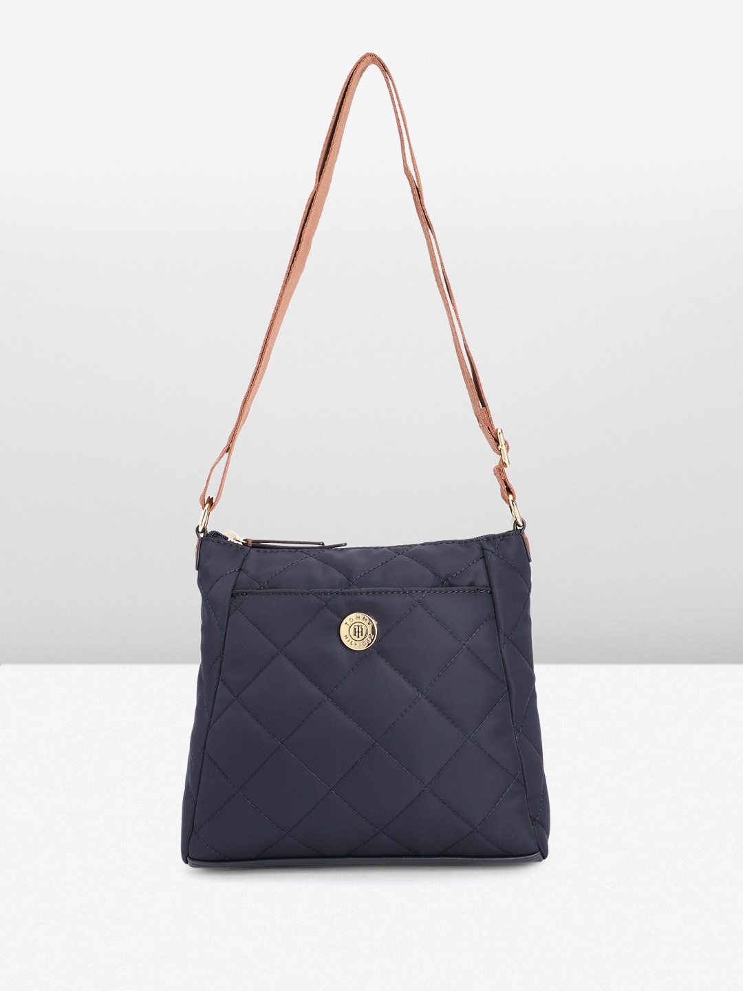 

Tommy Hilfiger Women Quilted Sling Bag, Blue
