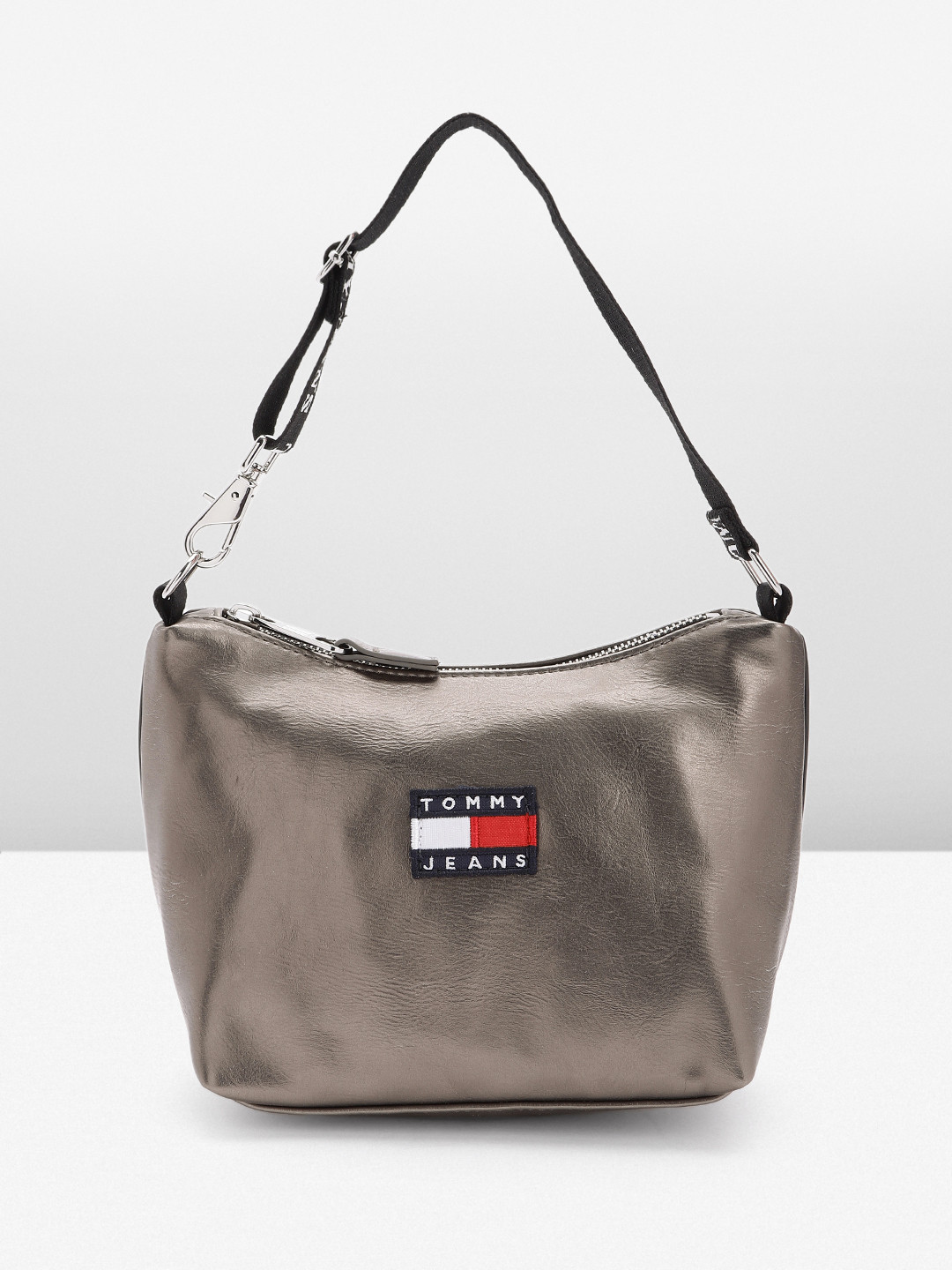 

Tommy Hilfiger Solid Structured Mini Shoulder Bag, Metallic