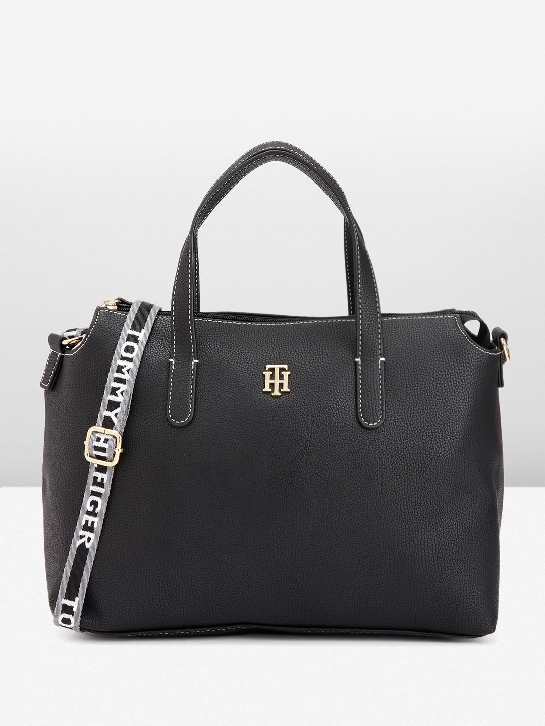 

Tommy Hilfiger Structured Handheld Bag, Black