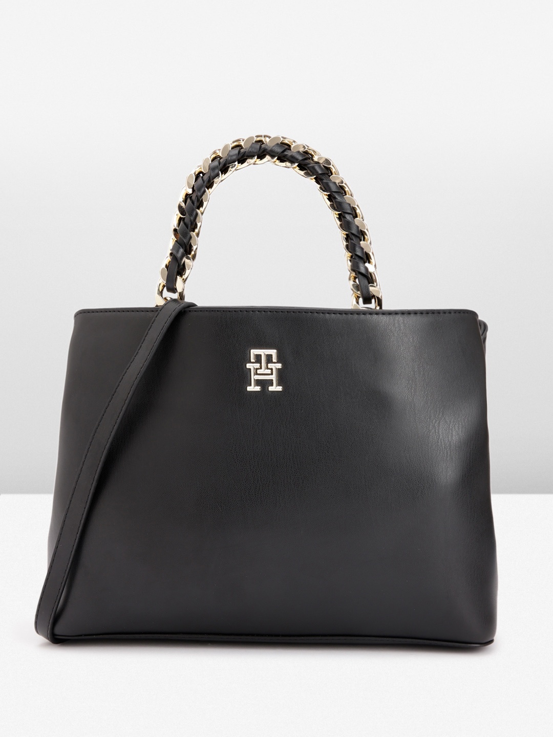 

Tommy Hilfiger Structured Handheld Bag, Black