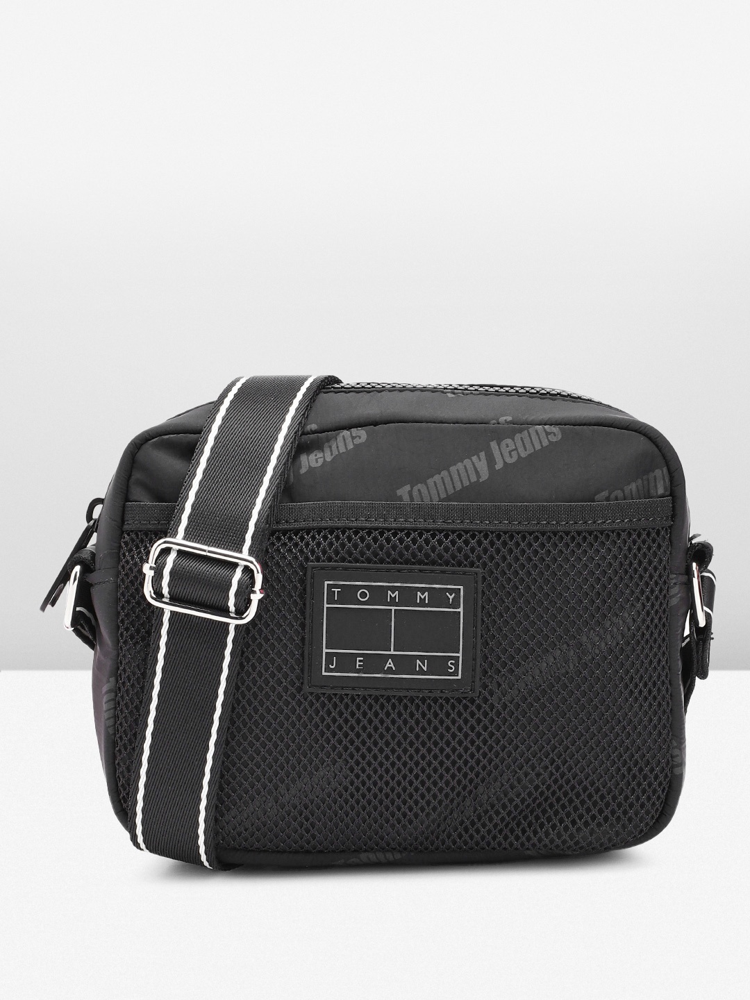 

Tommy Hilfiger Printed Sling Bag, Black