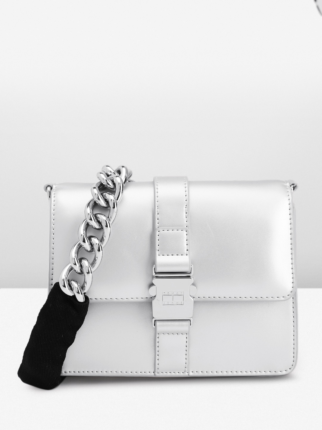 

Tommy Hilfiger Women Solid Sling Bag, Grey