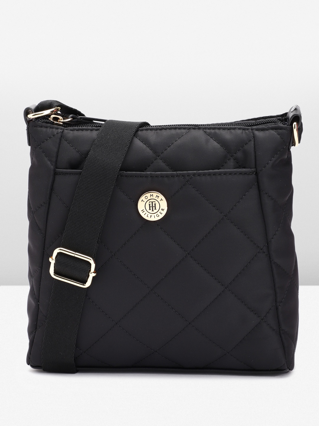 

Tommy Hilfiger Quilted Sling Bag, Black