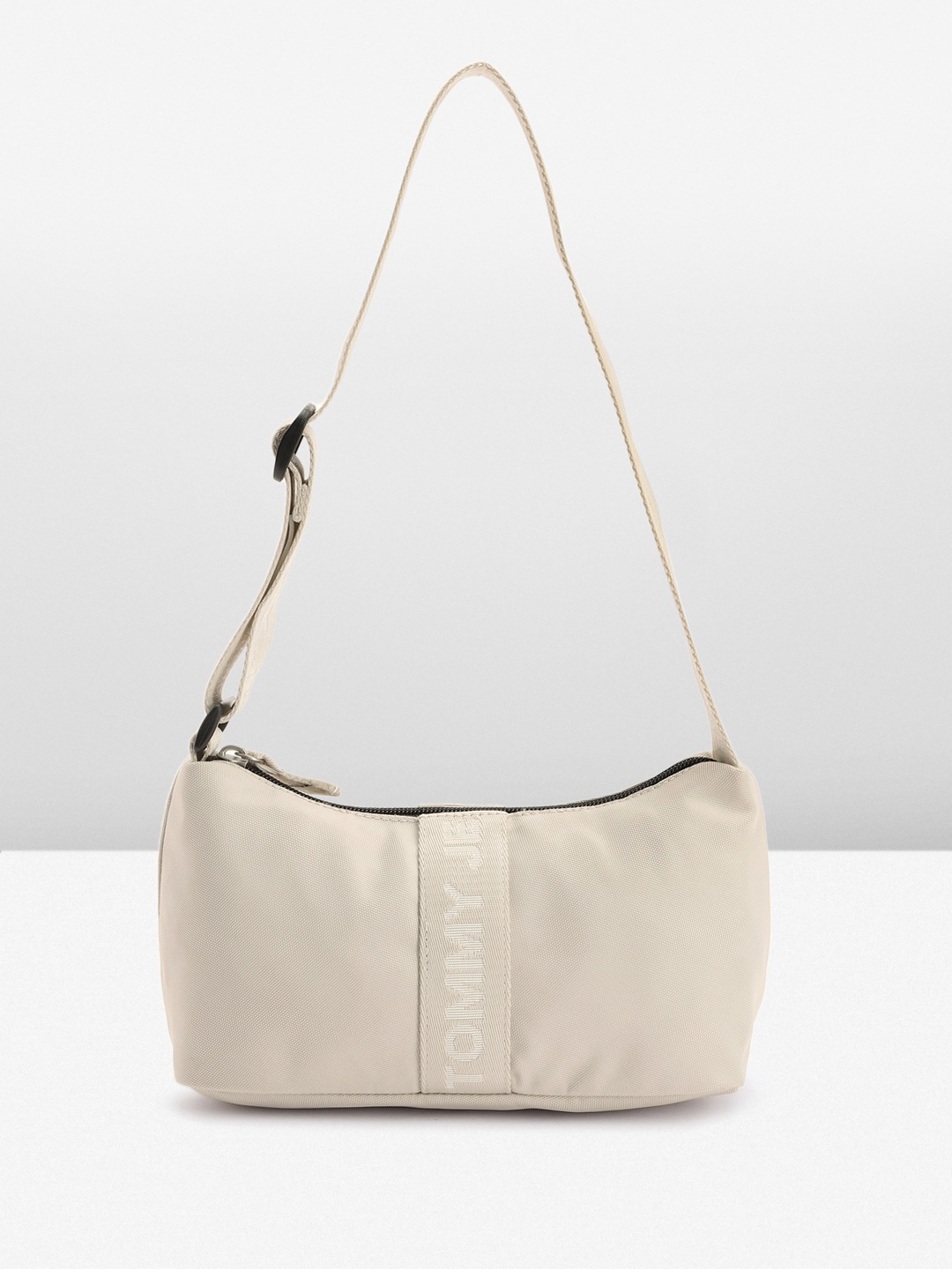 

Tommy Hilfiger Solid Structured Mini Shoulder Bag, Beige