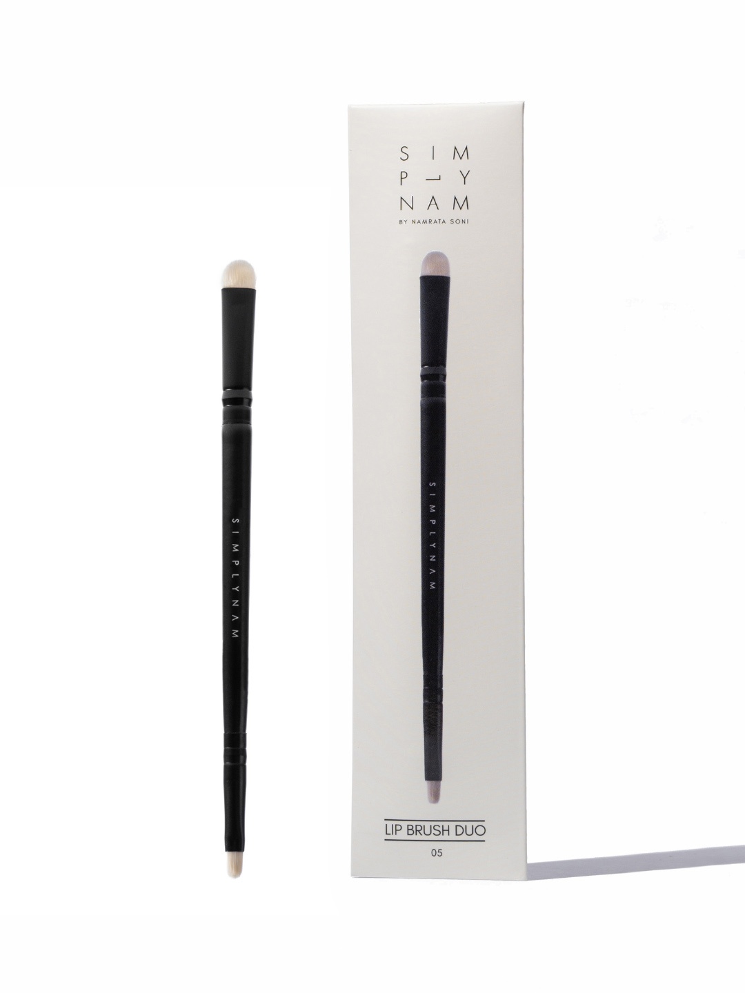 

Simply Nam Vegan Double-Sided Lip Brush 05 - Black