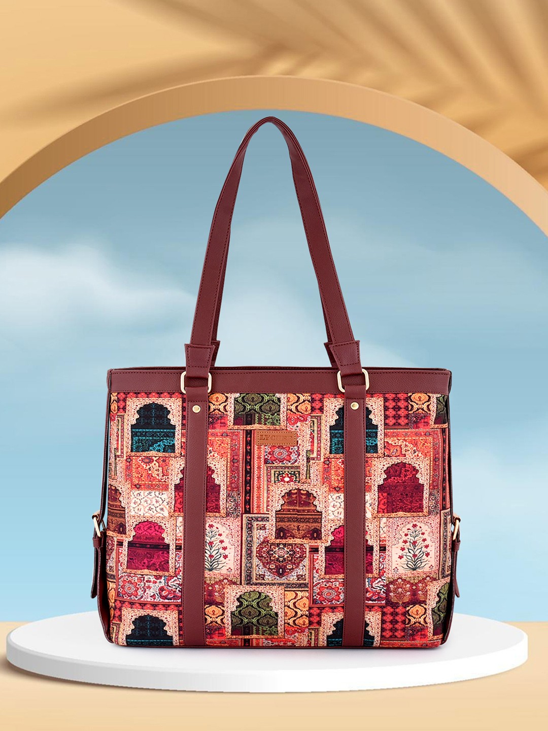

Lychee bags Printed Canvas Tote Bag, Multi