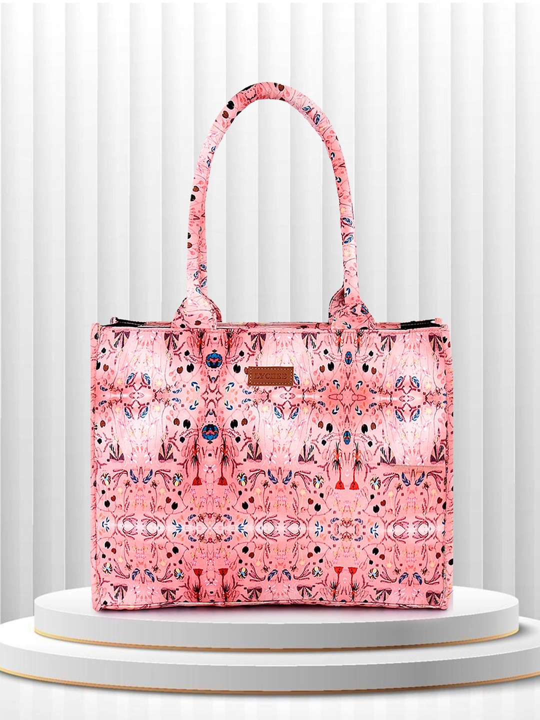 

Lychee bags Floral Printed Shoulder Bag, Pink