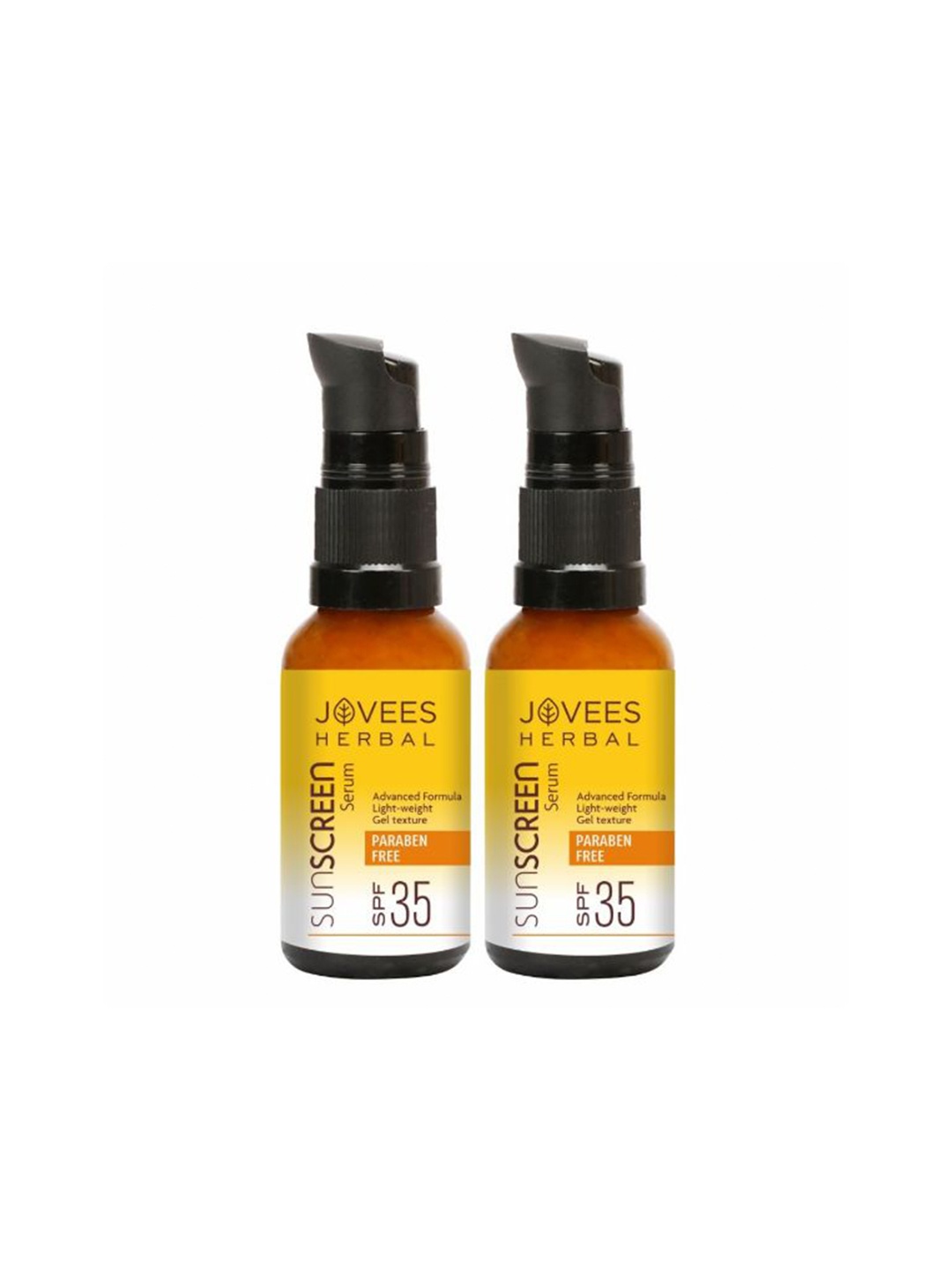 

Jovees Set Of 2 Sunscreen Face Serum SPF 35 For Oily Acne Prone Skin 30 ml Each, Off white