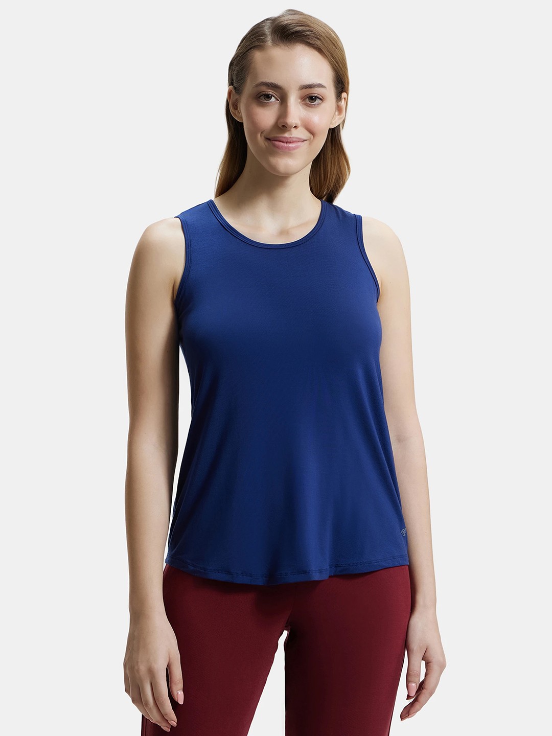 

Jockey Round Neck Relaxed Fit Sports Tank Top, Blue