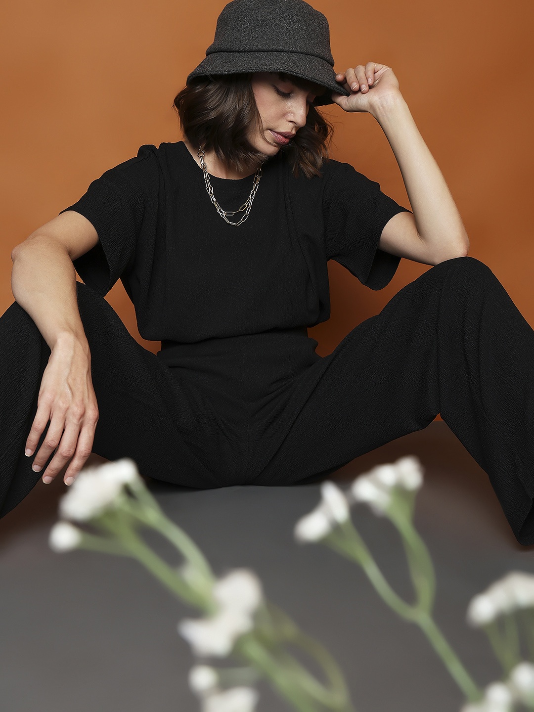 Vero Moda Drop Shoulder Oversized Fit T-shirt, Black