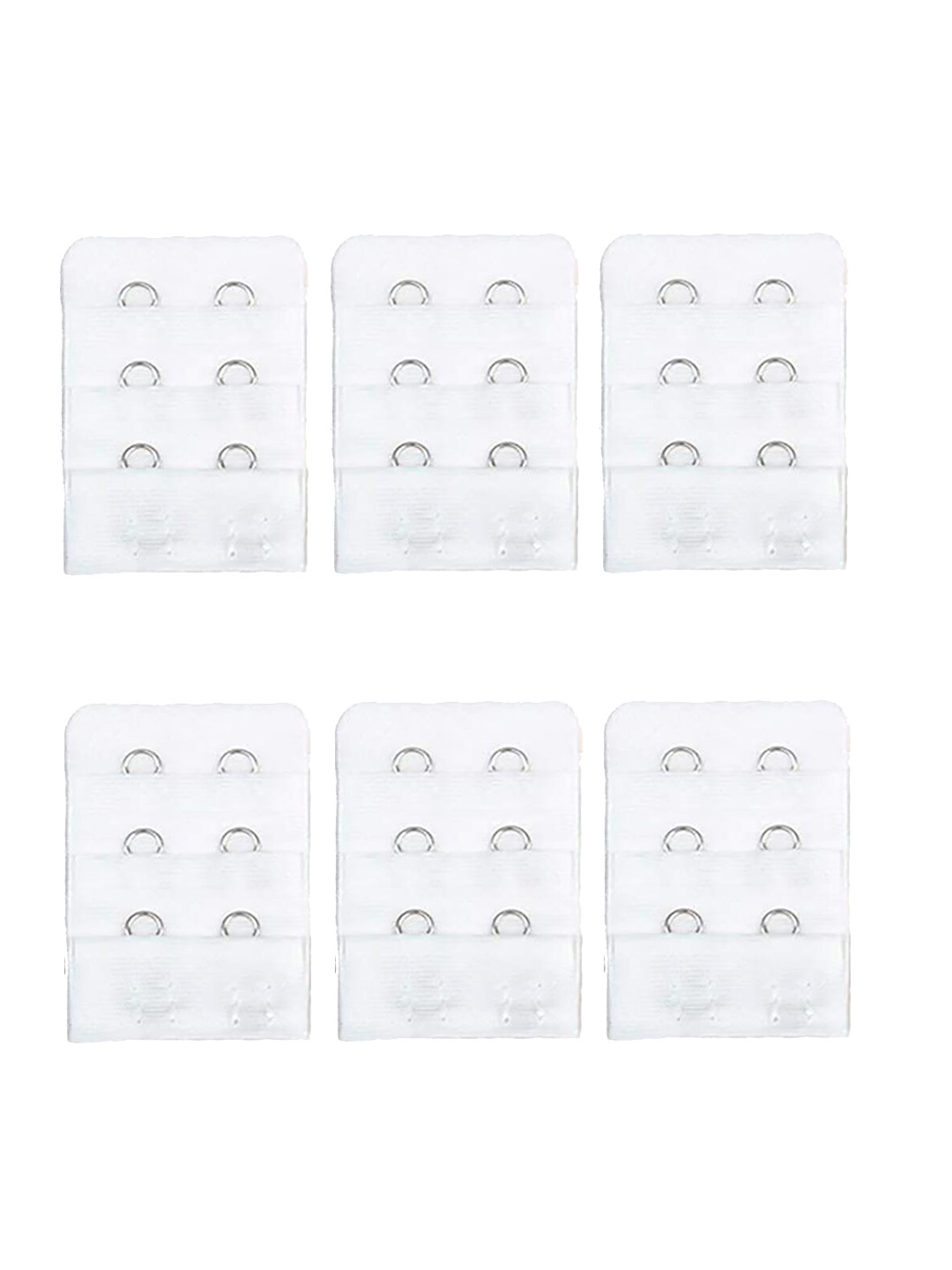 

NOIRA Set Of 6 Bra Extenders, White