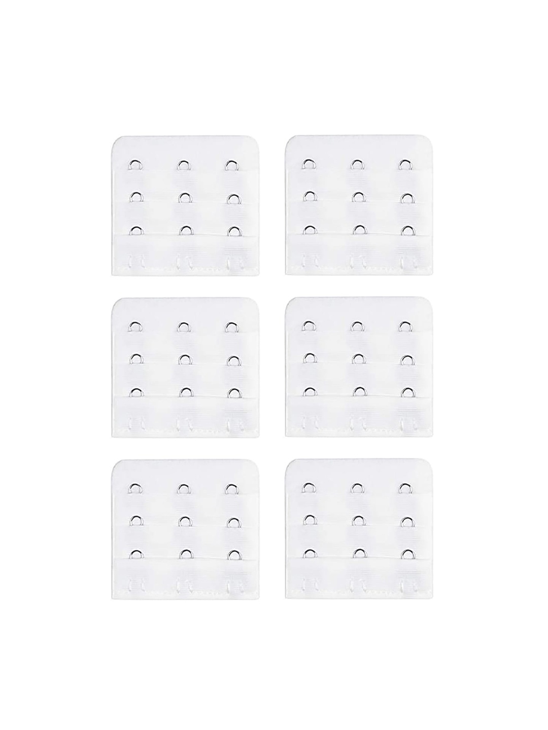 

NOIRA Set Of 6 Bra Extenders, White
