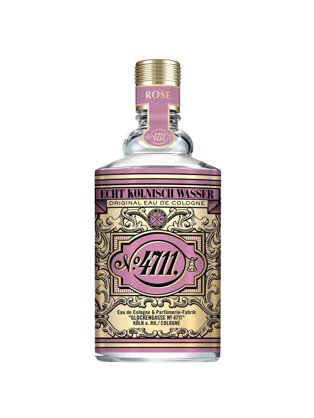 

4711 Floral Collection Rose Eau De Cologne - 100 ml, Transparent