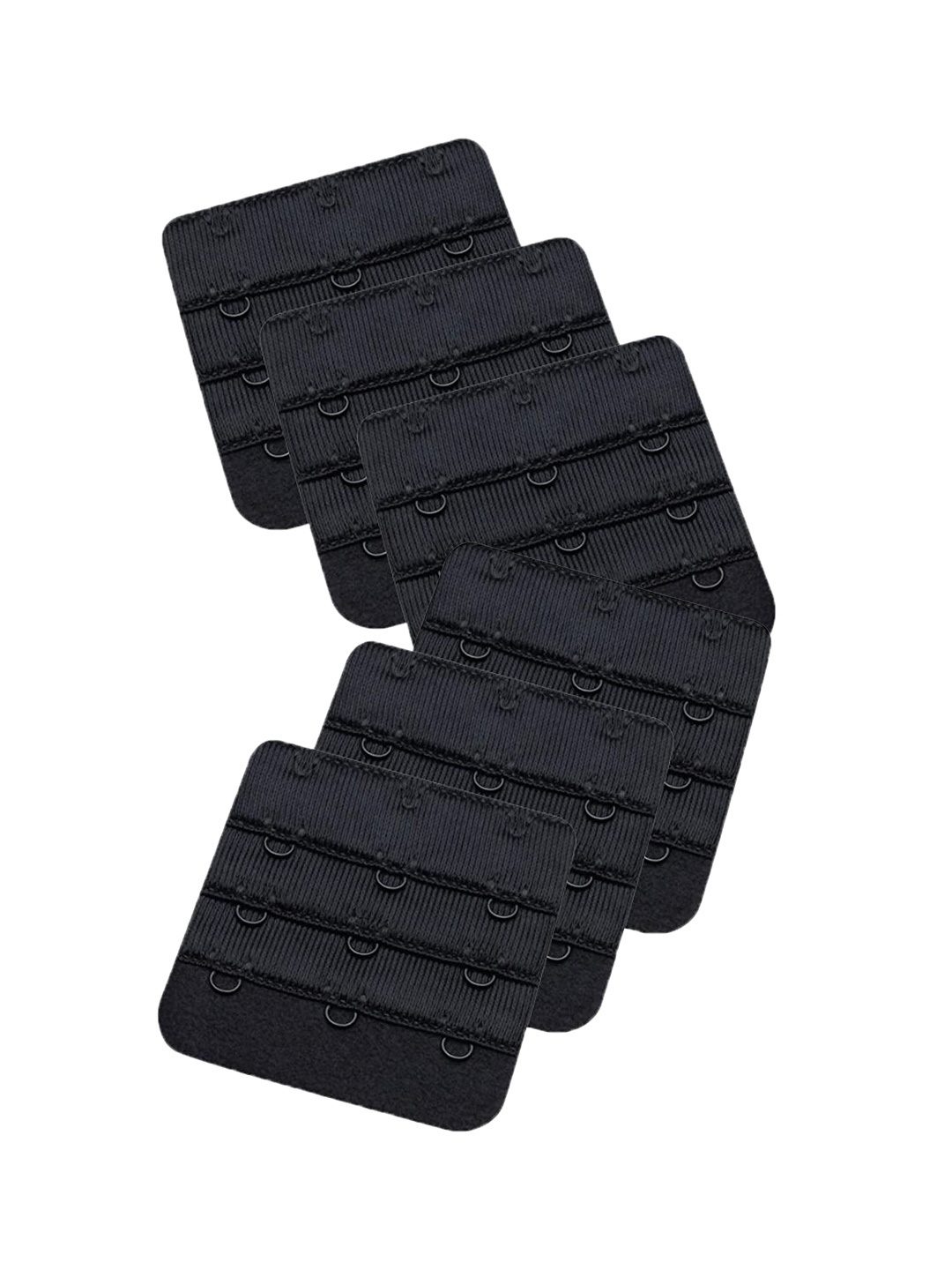 

NOIRA Set Of 6 Bra Extenders, Black