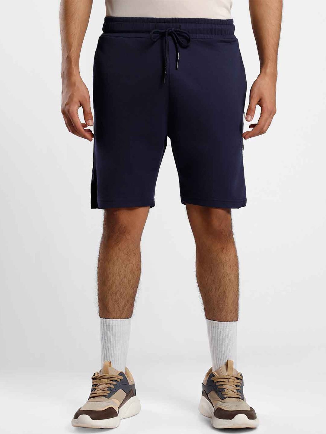 

NOBERO Men Loose Fit Shorts, Navy blue