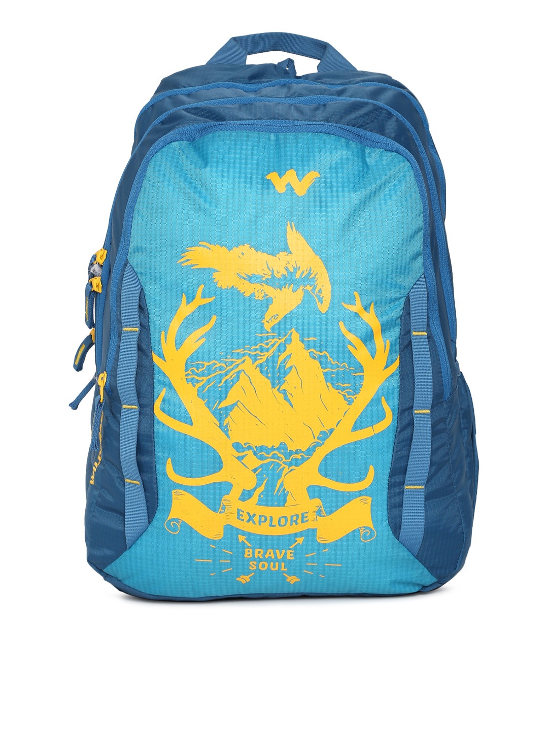 

Wildcraft 6 Wild Unisex Blue Graphic Backpack