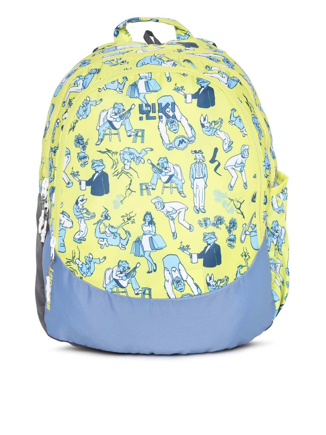 

Wildcraft Wiki J 2 Anthro Unisex Fluorescent Lime Green & Blue Graphic Backpack