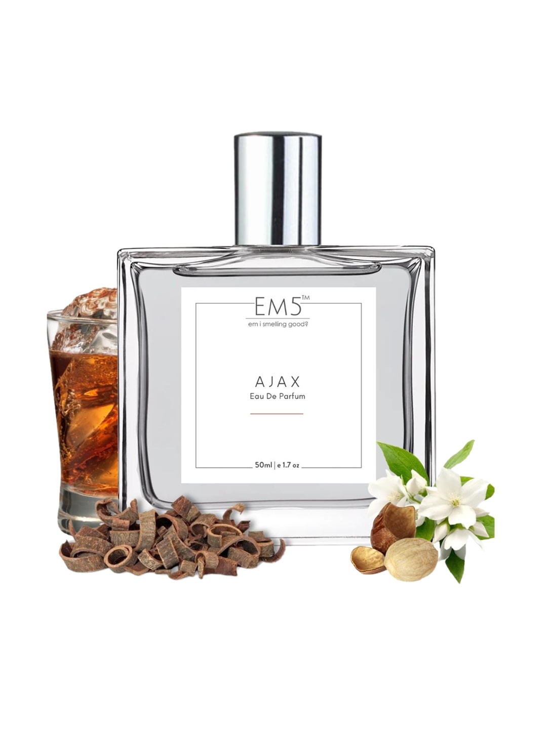 

EM5 Men Ajax Eau De Parfum 50ml, Transparent